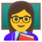 Woman Teacher emoji on Google